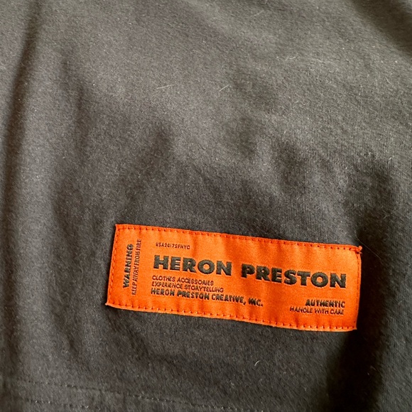Heron Preston Heron T-shirt Men’s Small - Picture 4 of 5